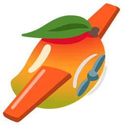 mango and airplane