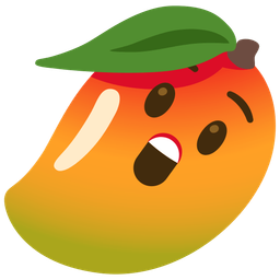 mango and astonished face