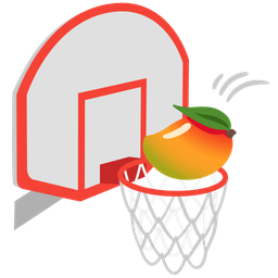 mango and basketball