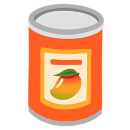 mango and canned food