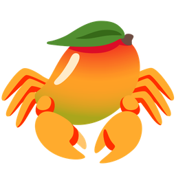 mango and crab