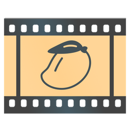 mango and film frames