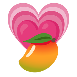 mango and growing heart