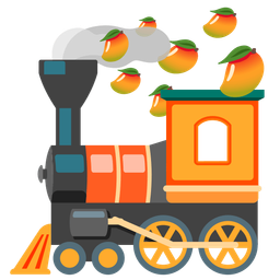 mango and locomotive
