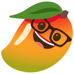 mango and nerd face