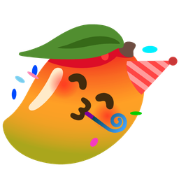 mango and partying face