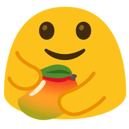 mango and people hugging