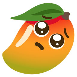 mango and pleading face