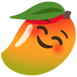 Mango and Smiling face