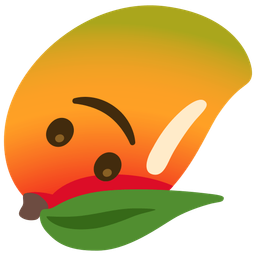 Mango and Upside-down face