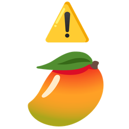 mango and warning