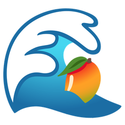 mango and water wave