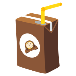 mantelpiece clock and beverage box