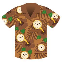 mantelpiece clock and hibiscus