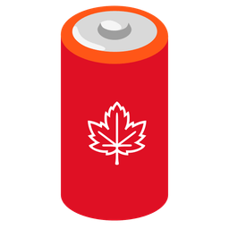maple leaf and battery