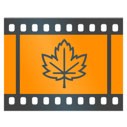 maple leaf and film frames