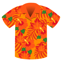 maple leaf and hibiscus