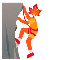 maple leaf and mountain