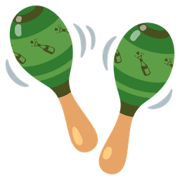 Maracas and Bottle with popping cork