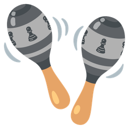 Maracas and Chess pawn