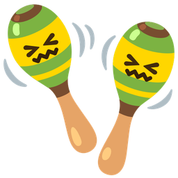 Maracas and Confounded face