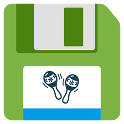 Maracas and Floppy disk