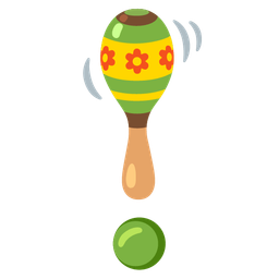Maracas and Red exclamation mark