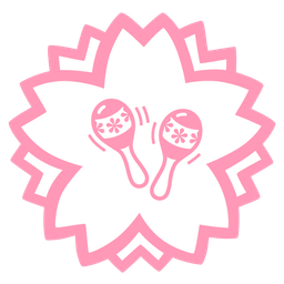 Maracas and White flower