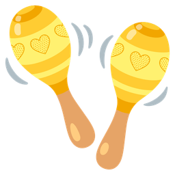 Maracas and Yellow heart