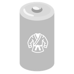 martial arts uniform and battery