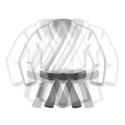 martial arts uniform and beating heart