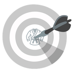 martial arts uniform and bullseye