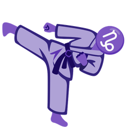 martial arts uniform and Capricorn