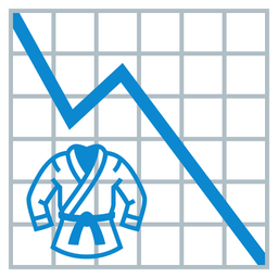 martial arts uniform and chart decreasing