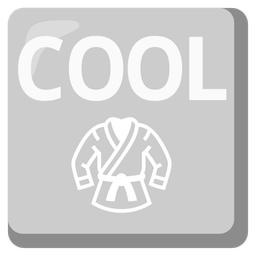 martial arts uniform and COOL button