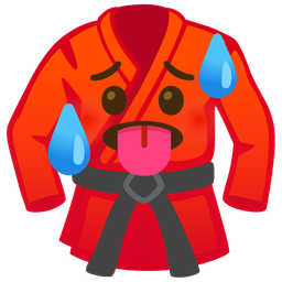 martial arts uniform and hot face