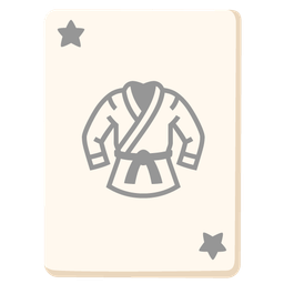 martial arts uniform and joker