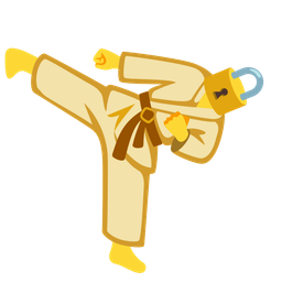 martial arts uniform and locked