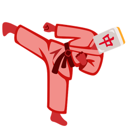 martial arts uniform and mahjong red dragon