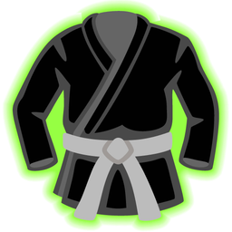 martial arts uniform and radioactive