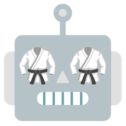 martial arts uniform and robot