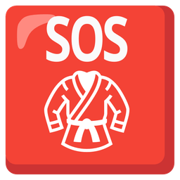 martial arts uniform and SOS button
