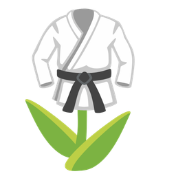 martial arts uniform and tulip
