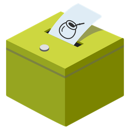 Mate and Ballot box with ballot