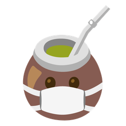 Mate and Face with medical mask