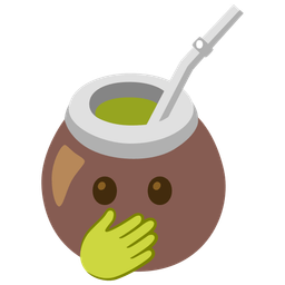 Mate and Face with open eyes and hand over mouth