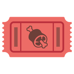 meat on bone and admission tickets