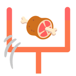 meat on bone and american football