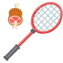 meat on bone and badminton