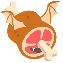 meat on bone and bat